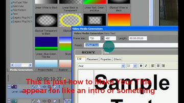 Sony Vegas Pro 9 Tutorial :: Basic/Useful Montage Effects :: iAColeAi