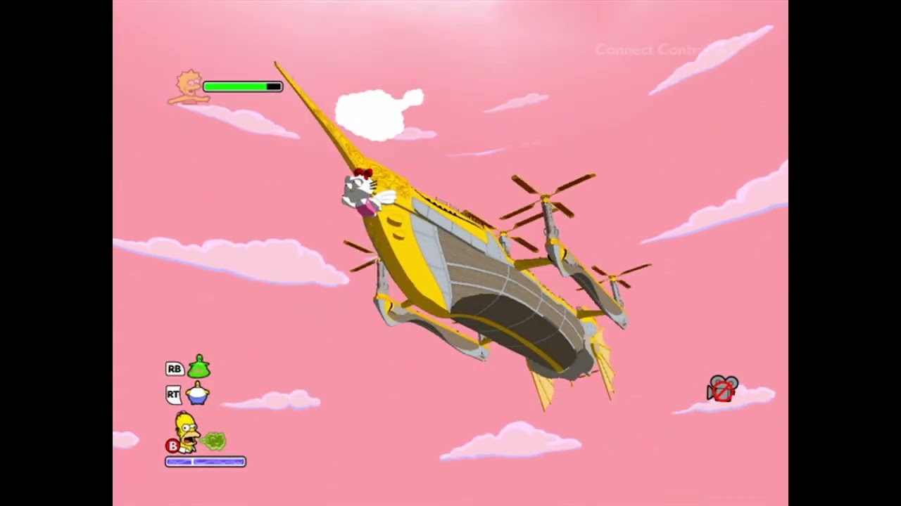 The Simpsons Game (PS3/X360) - BSHFFG Autoscroller Skip