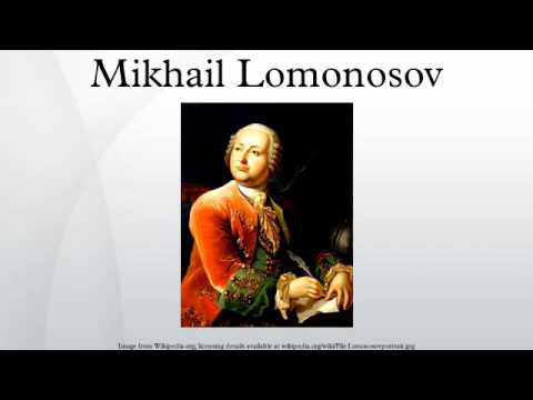 Video: Mikhail Vasilyevich Lomonosov Som En Kämpe För Sanningen