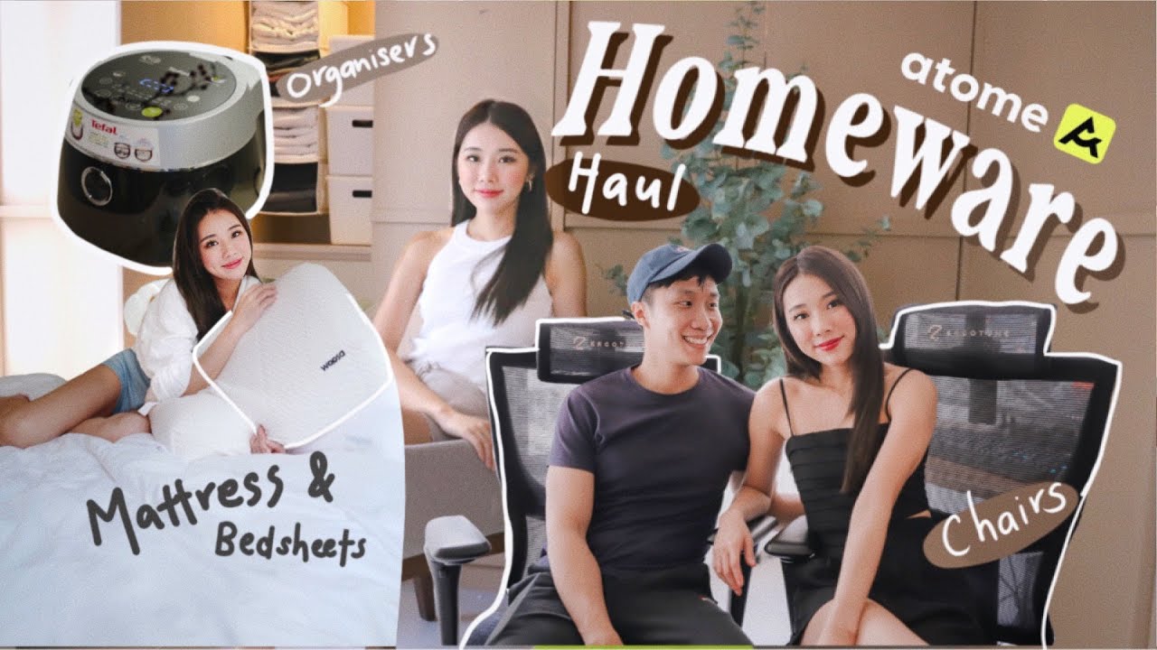 HUGE HOMEWARE HAUL🏠 📦 : FUNITURE, ORGANIZERS AND MORE (ft. ATOME)  | MONGABONG