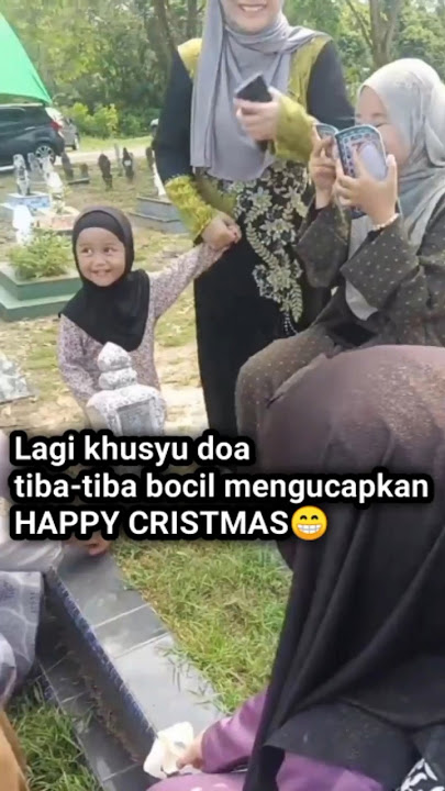 Bocil tiba-tiba mengucapkan happy cristmas saat ziarah#shorts#short#shortvideo#trending