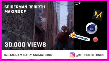 Spiderman C4D Animation Breakdown / VFX