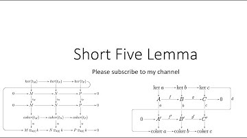 Prove short five lemma
