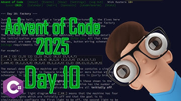Advent of Code 2025 - Day 10 - Factory [C#]