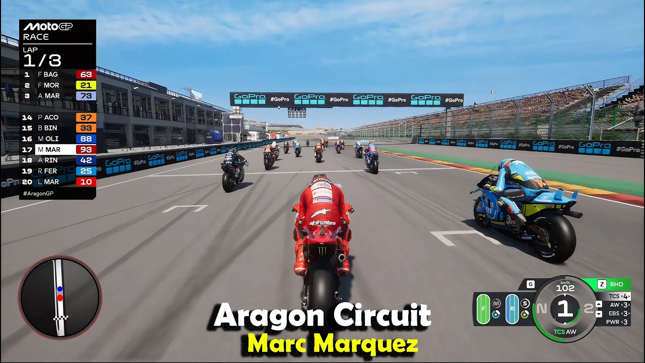Marc Marquez Intense Last Lap Battle at Aragon, Spain | MotoGP 25 Epic Race [4K60FPS]