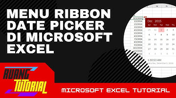 Cara menambah Menu Ribbon Date Picker di Microsoft Excel