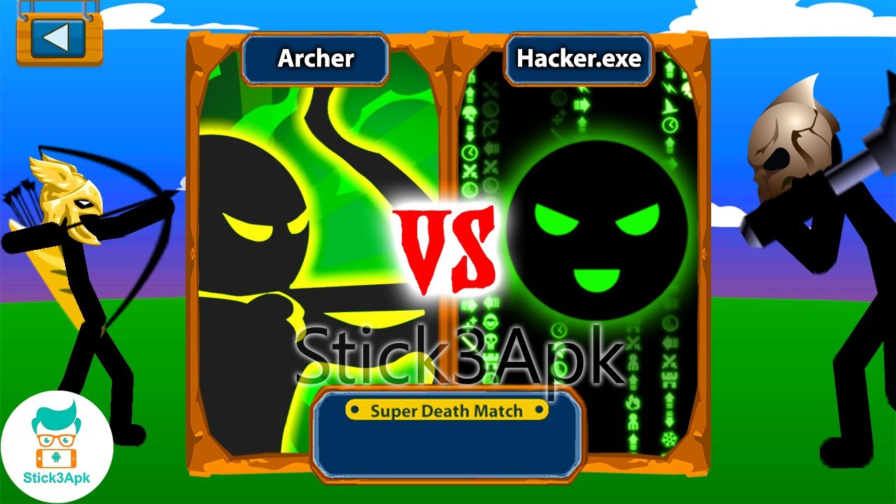STICK FIGURE TOURNAMENT ARCHER VS HACKER.EXE FINAL BOSS DUEL | Stick War Legacy Mod | Stick3Apk