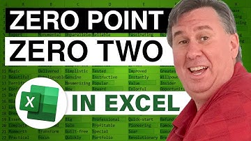 Excel - Zero Point Zero Two: Episode 1486