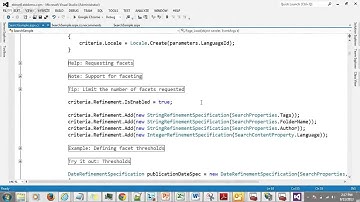 Ektron Search Framework API Tutorial - Developer Office Hours