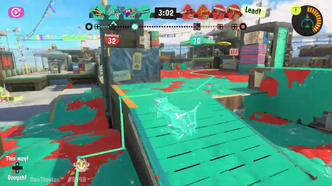 Splatoon 3 - H-3 Nozzlenose D in Towering Tower Control! (24/07/05 finishing score)