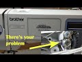 How to fix code e6 on a brother sewing machine
