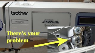 How to fix code E6 on a Brother sewing machine