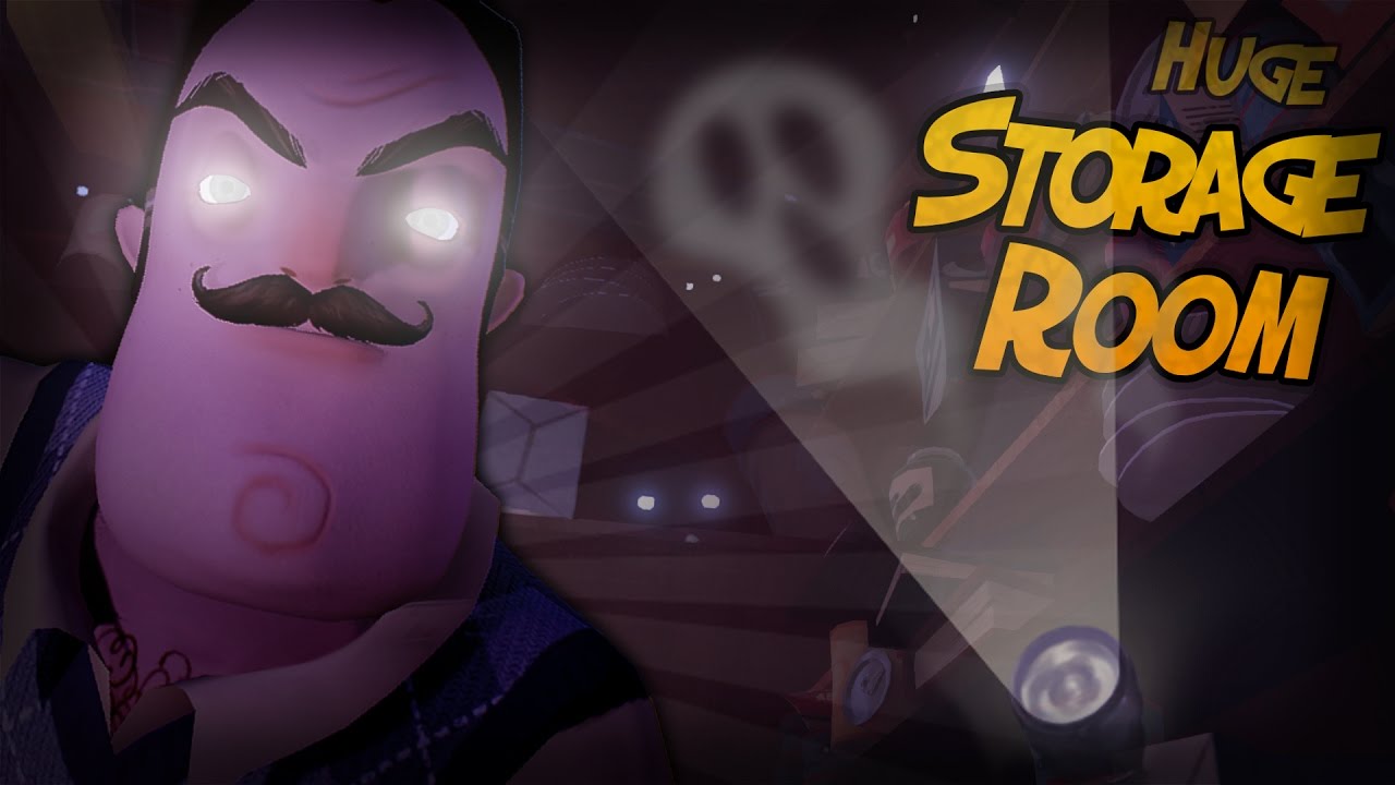 We are WATCHED!! | Hello Neighbor [Secret Storage Map] - YouTube