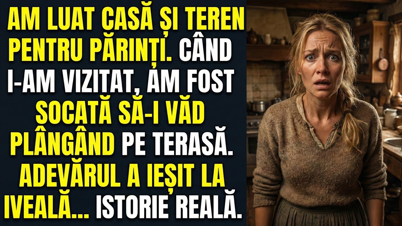 Am cumpărat casa și pământul de la părinți; când m-am întors, i-am găsit în lacrimi — în tot acest..