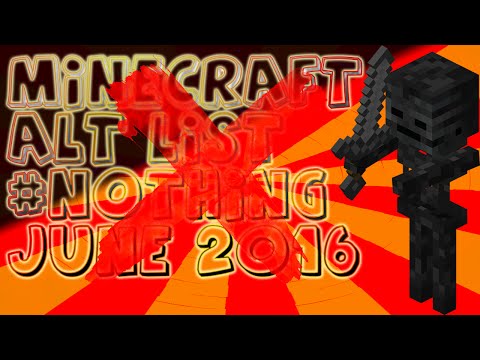 Minecraft Not Alt List - BLAME THE HATERS @MrHackyWapGODMCHD