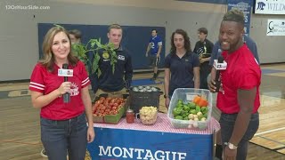 FFA Students make salsa from School Garden