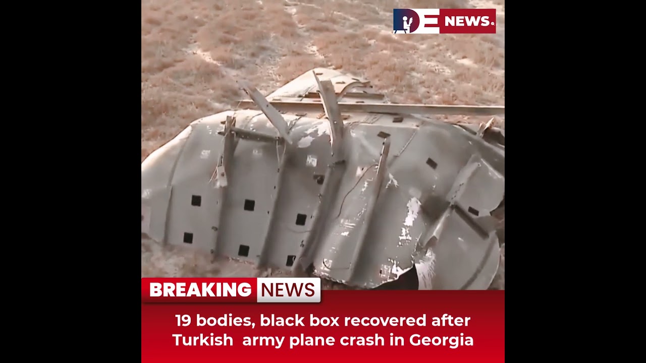 Desitdown News (19 bodies, black box recovered after Turkish army plane crash in) #desitdown #news