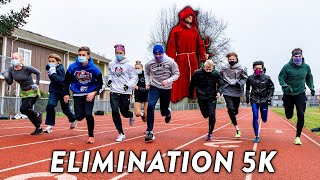CRAZY Elimination 5,000m vs. Subscribers! (Devil Takes the Hindmost)