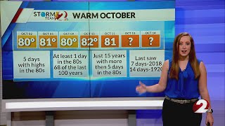 Warm October Temperatures