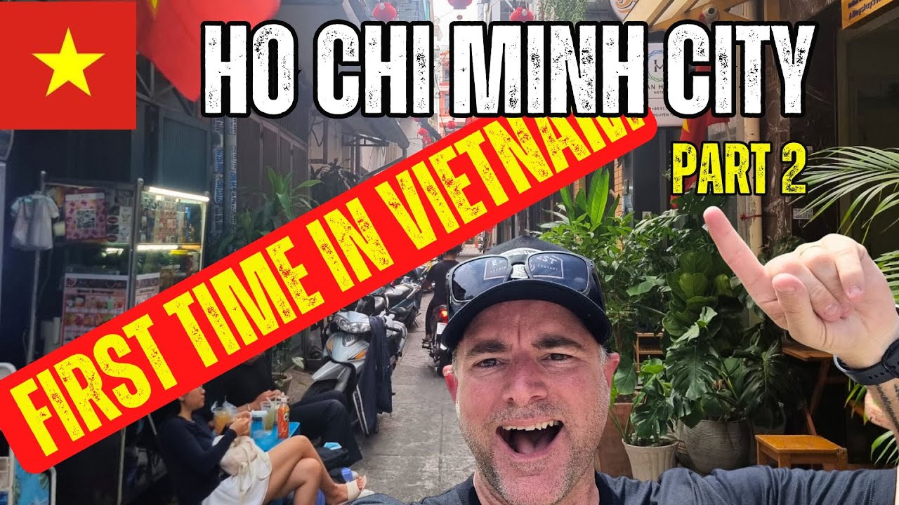 HO CHI MINH CITY !!! (PART 2) - FIRST TIME IN VIETNAM - YouTube