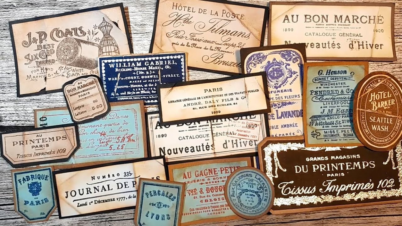 Vintage Treasures Layered Ephemera