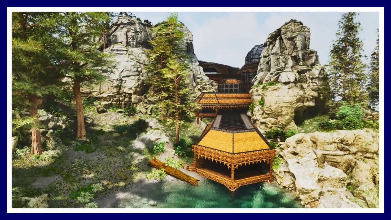Overgrown Castle PVE Base Build pt3 | Ark Ragnarok Ascended | ASA Base ...