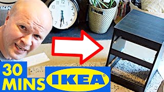 Fast build IKEA bedside table in UNDER 30 mins KULLEN assembly instructions, unboxing and review!