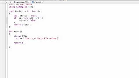 Boolean function example (C++ programming tutorial)