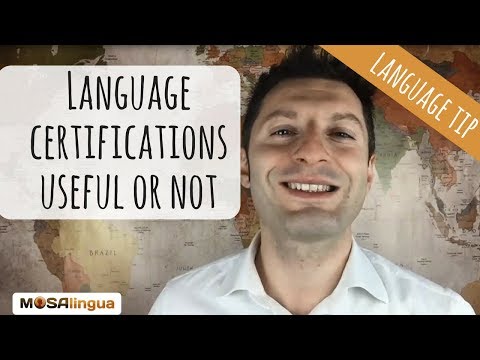 Are languages certifications useful?