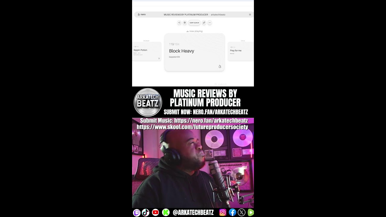 Multi - Platinum Producer Music Reviews  - SUBMIT YOUR BEATS & SONGS! NOW! (Portrait)