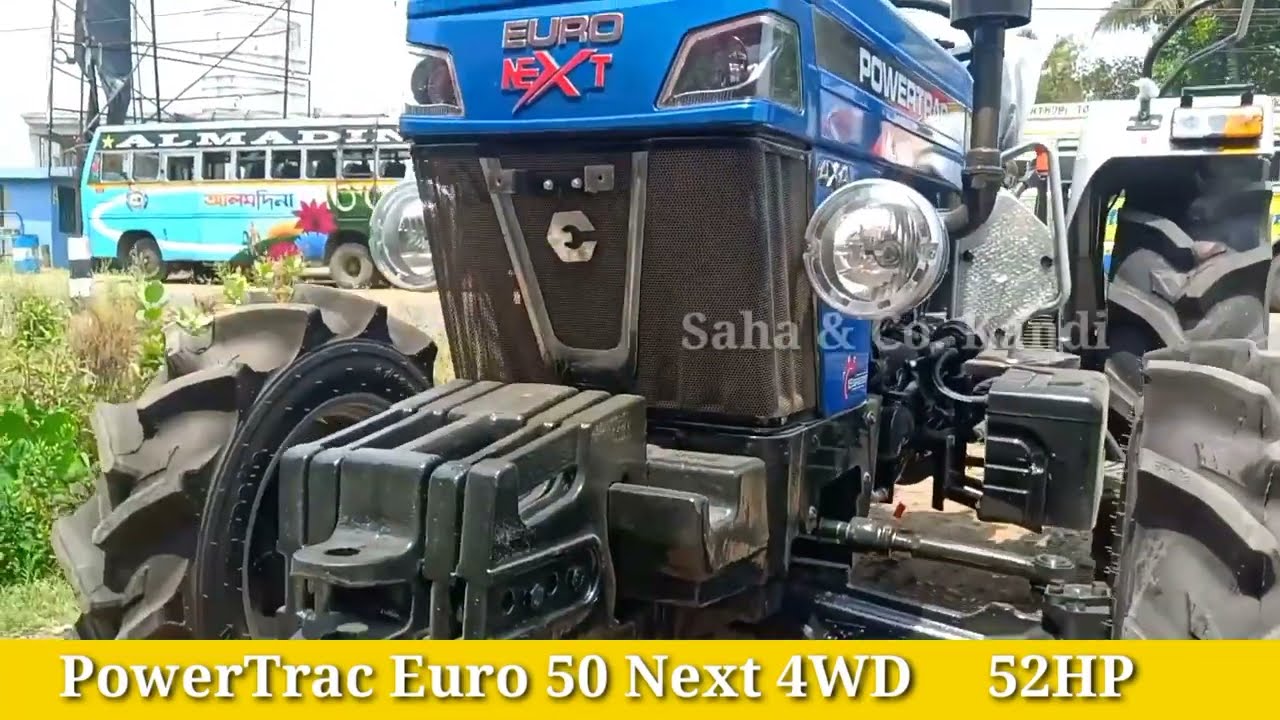 Powertrac Euro 50 Next 4WD  2022 New Video।। @VERMATRACTORZONE