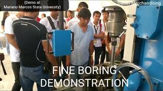 Mariano Marcos State University Ilocos - Boring Machine Demonstration