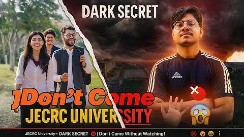 JECRC University B.Tech & BCA 2025 | Don’t Apply Before Watching This!