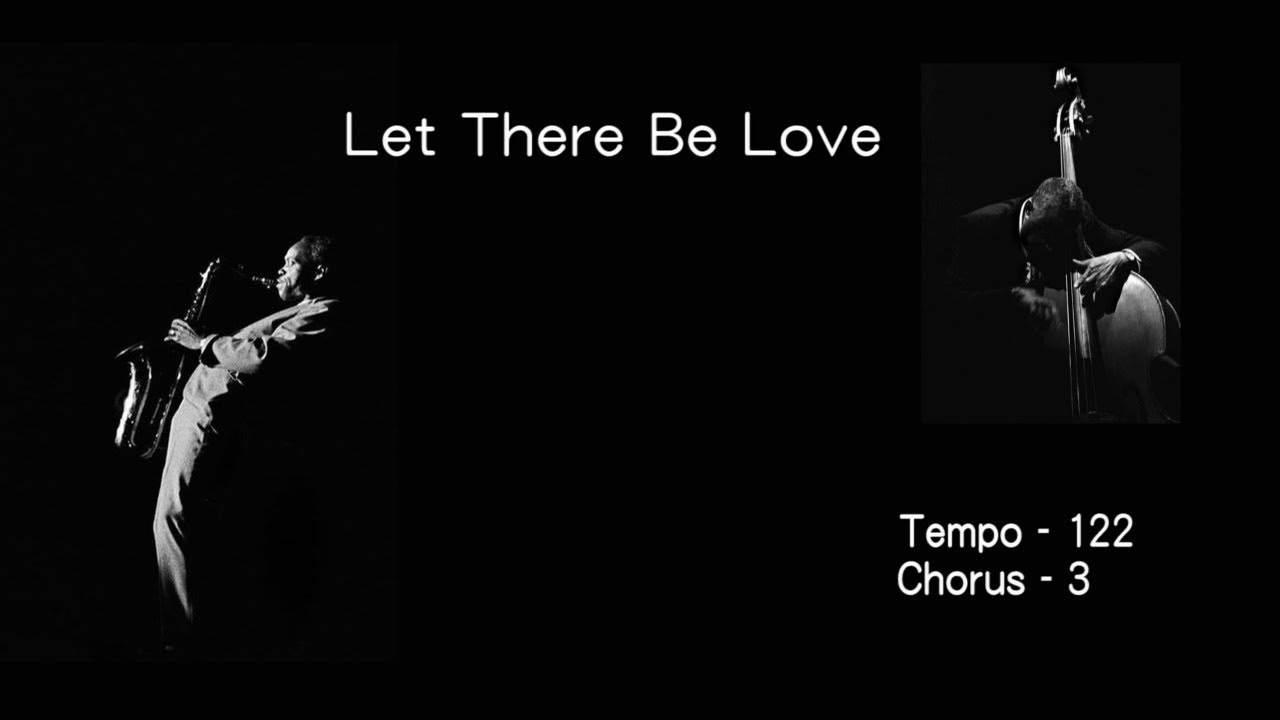 Let There Be Love Backing Track YouTube