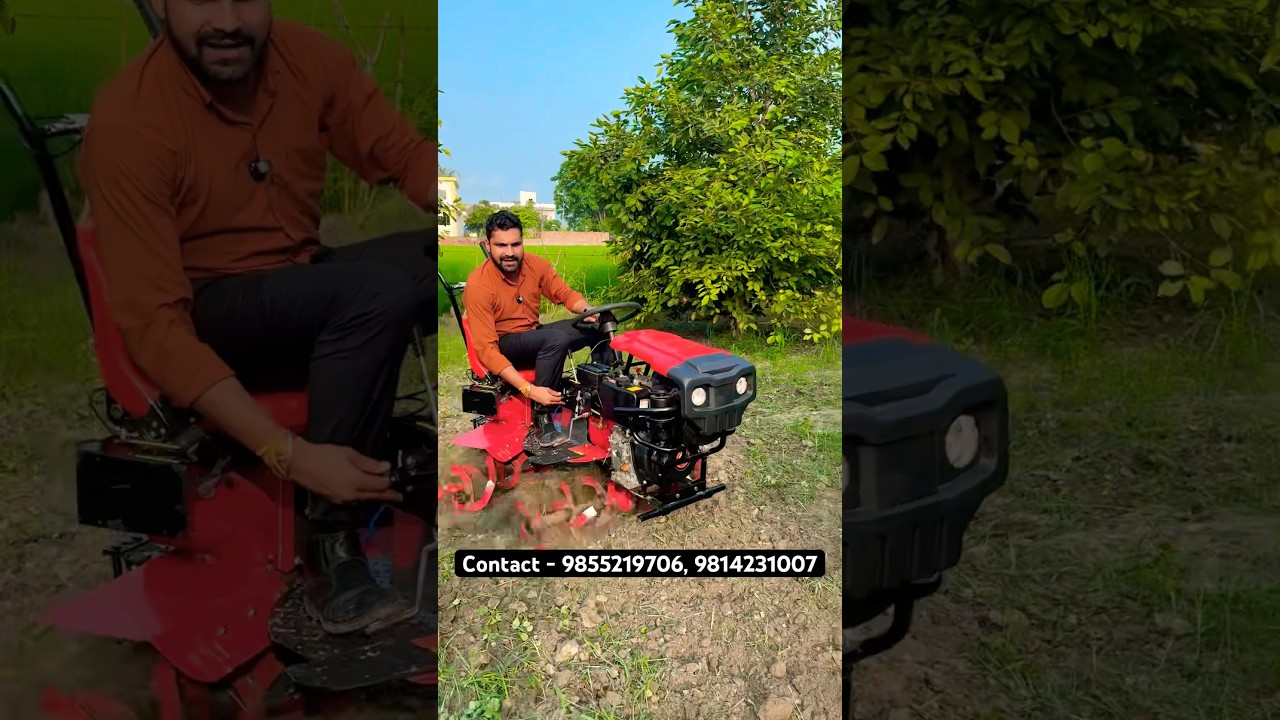 आज हाथ लग गया दुनिया का सबसे छोटा 4wd ट्रैक्टर😲😬😱😃! #minitractor #krishimediaandtec
