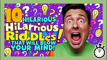10 Hilarious Riddles That Will Blow Your Mind! Try Not to Laugh!