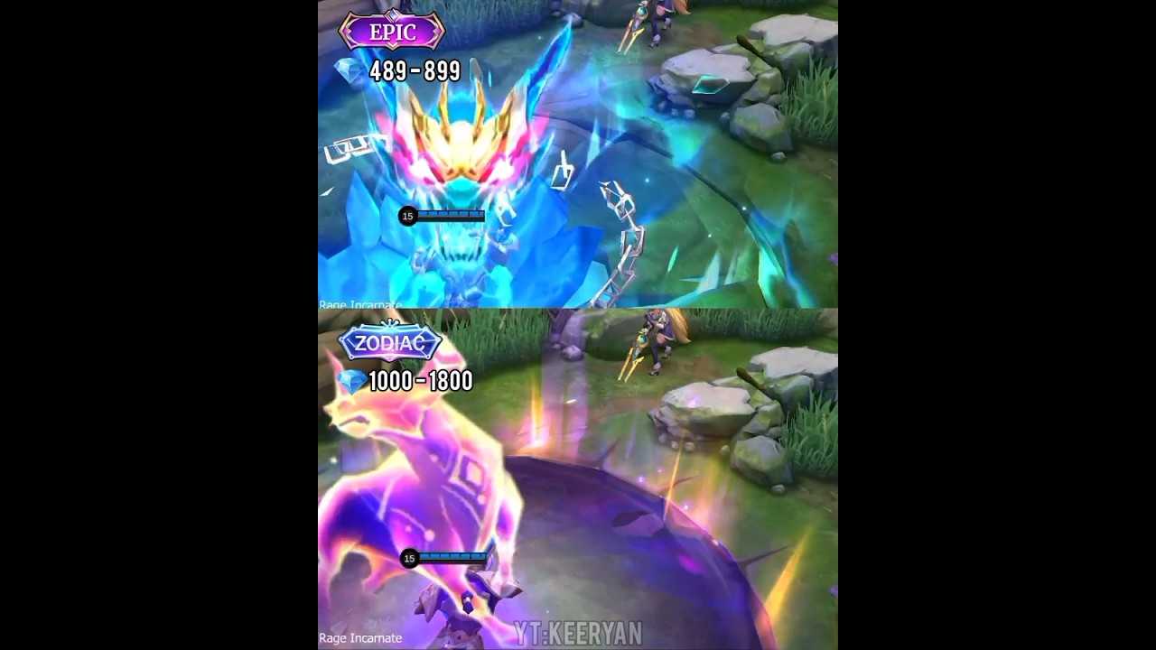 Minotaur Epic Skin VS Zodiac Skin 
