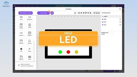 【M5UI Basic Tutorial】LVGL LED
