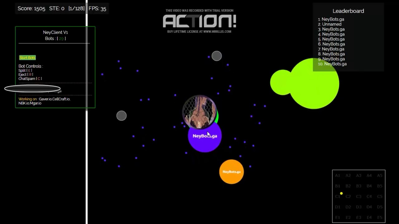 EPIC GAVER.IO//NBK.IO// 100+//MASS BOTS 2017 O.o