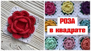:        |   |   | ROSE squared Crochet