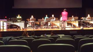 MTMS Percussion Ensemble Opening Day 2017 Crazy Train