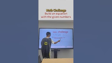 Can you build an equation with the given numbers and signs?#math #maths #challenge #mathchallenge