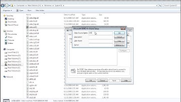 how to create DSN in windows 7
