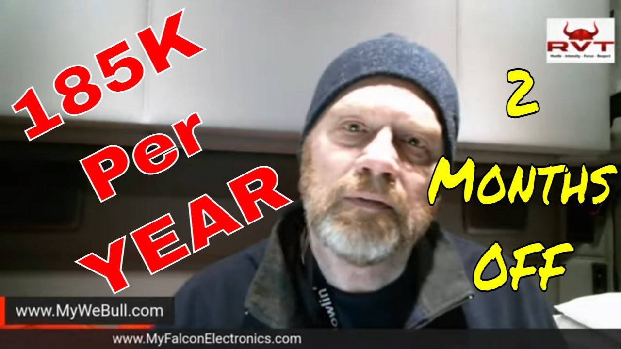 180K YEAR 2 Months OFF ? | CDL Trucking Couple / Teams  Income | Red Viking | Werewolf | Trucker RVT