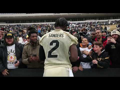 Shedeur Sanders CU (Colorado) Spring Game Highlights & Behind the Scenes 2023