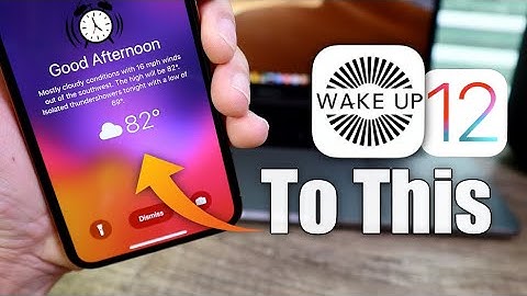 How to Activate this Beautiful Weather on the Lock Screen of your iPhone