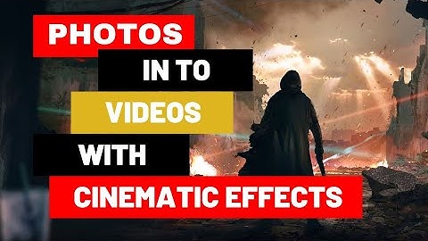 Tutorial | Make Photos into Video with Cinematic Effects | Kinemaster