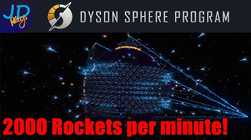 2000 Rockets per minute! 🪐 MODDED Dyson Sphere Program EP33 🌌 Lets Play