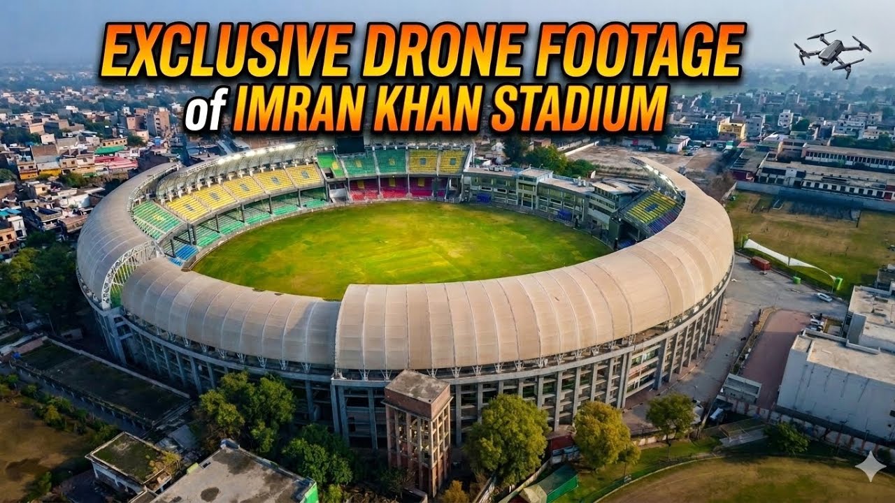 EXCLUSIVE Drone Footage of Imran Khan Stadium Peshawar 🔥