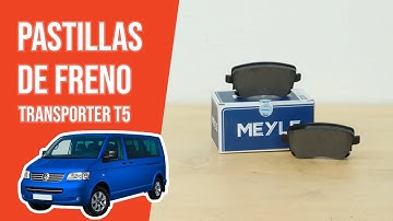 Cómo cambiar las pastillas de freno delanteras Transporter T5 🚗